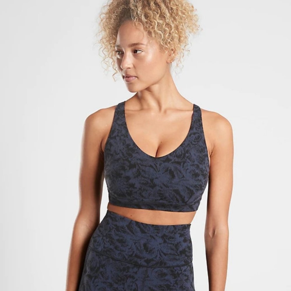 Athleta Solace Textured Bra D-DD size XXS *